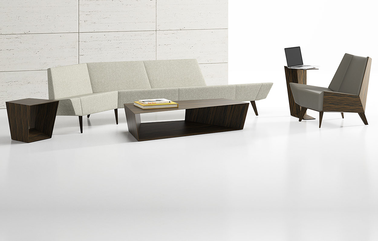 Avant Wood Back Lounge Chair
