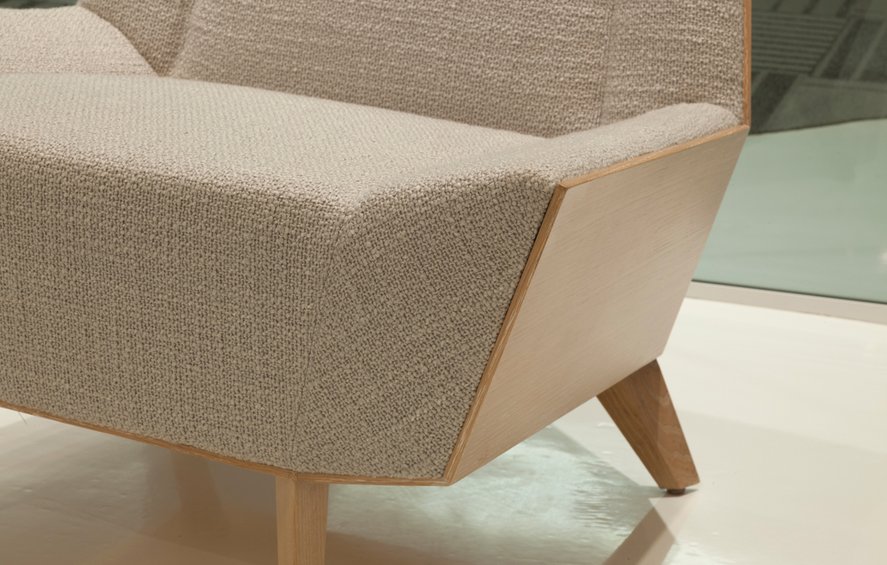 Avant Wood Back Lounge Chair