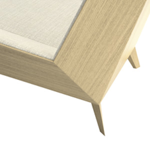 Avant Wood Back Lounge Chair - thumb