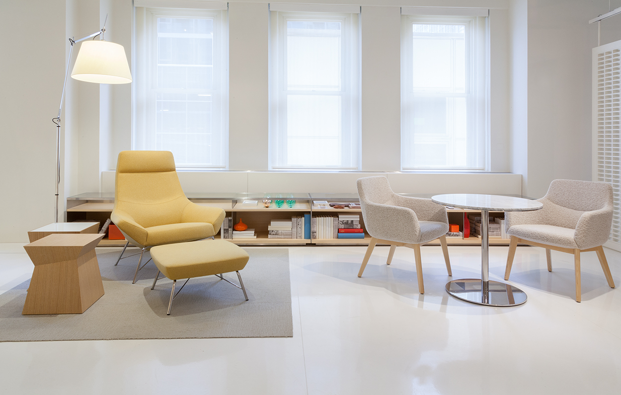Bing Guest Chair Wood Legs