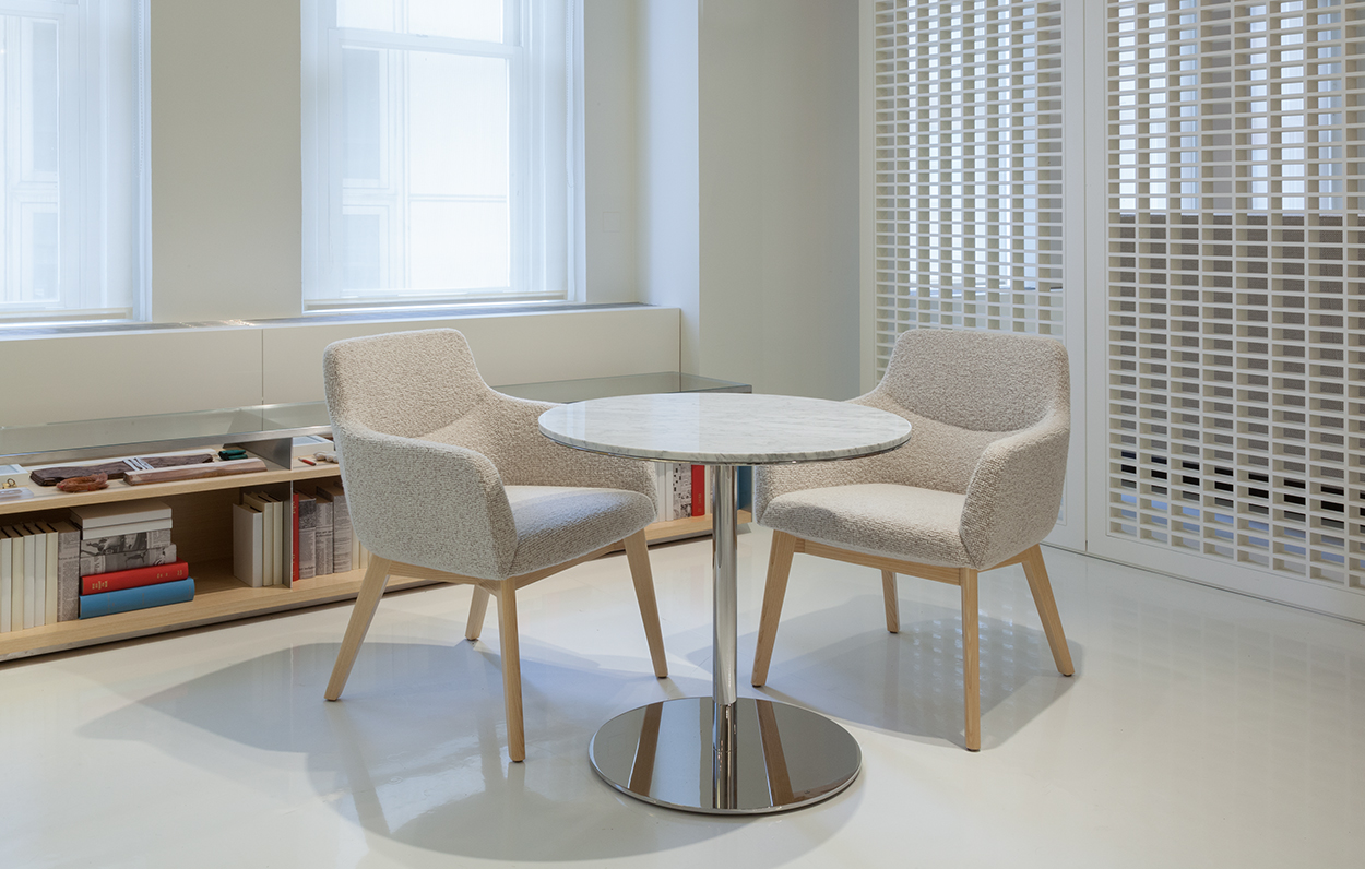 Bing Guest Chair Wood Legs