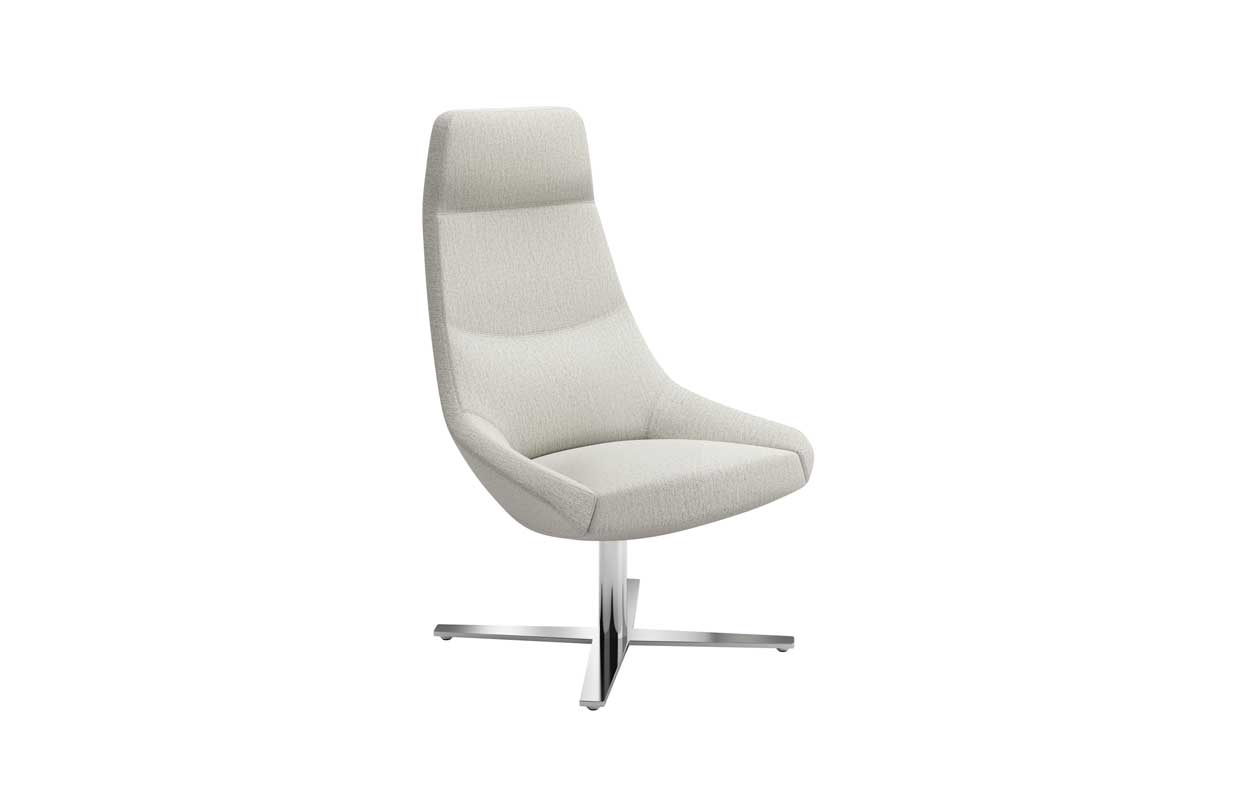 Bing High Back Work Lounge 4 Star Base