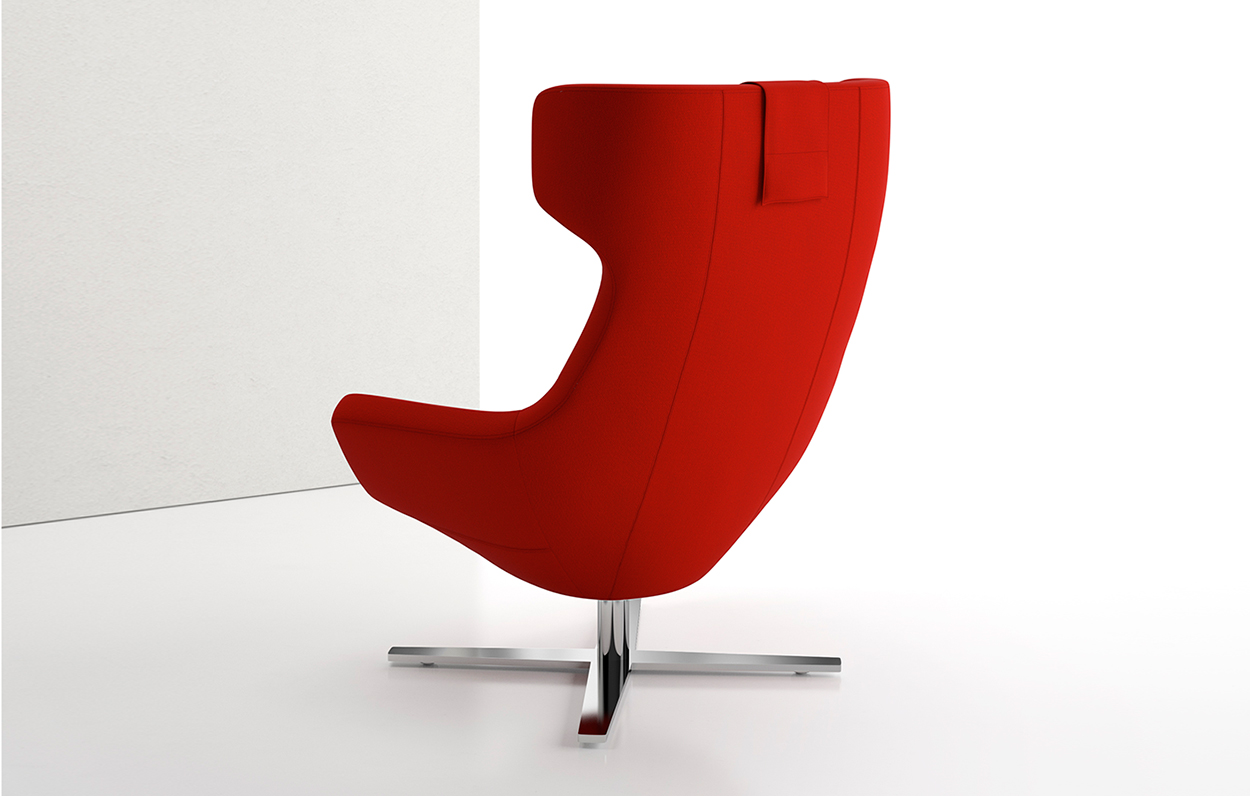 Bing Wing Back Luxe Lounge 4 Star Base