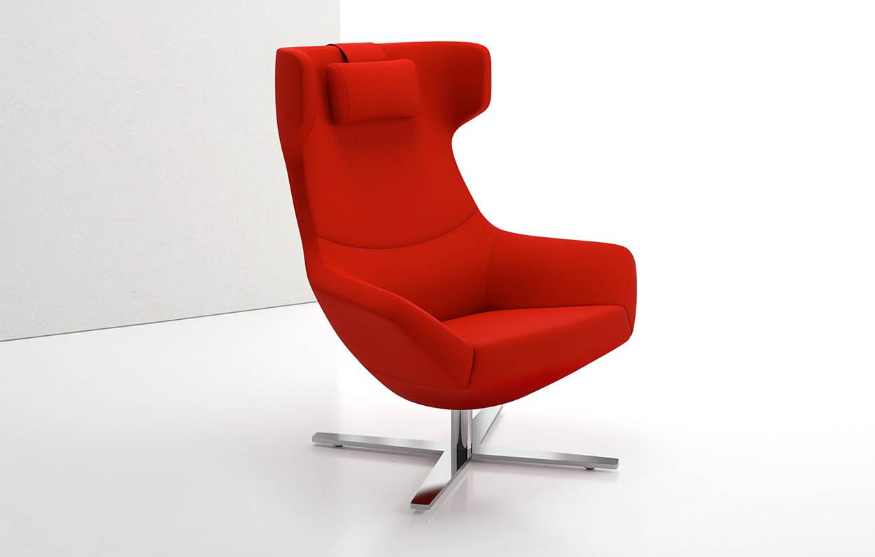Bing Wing Back Luxe Lounge 4 Star Base