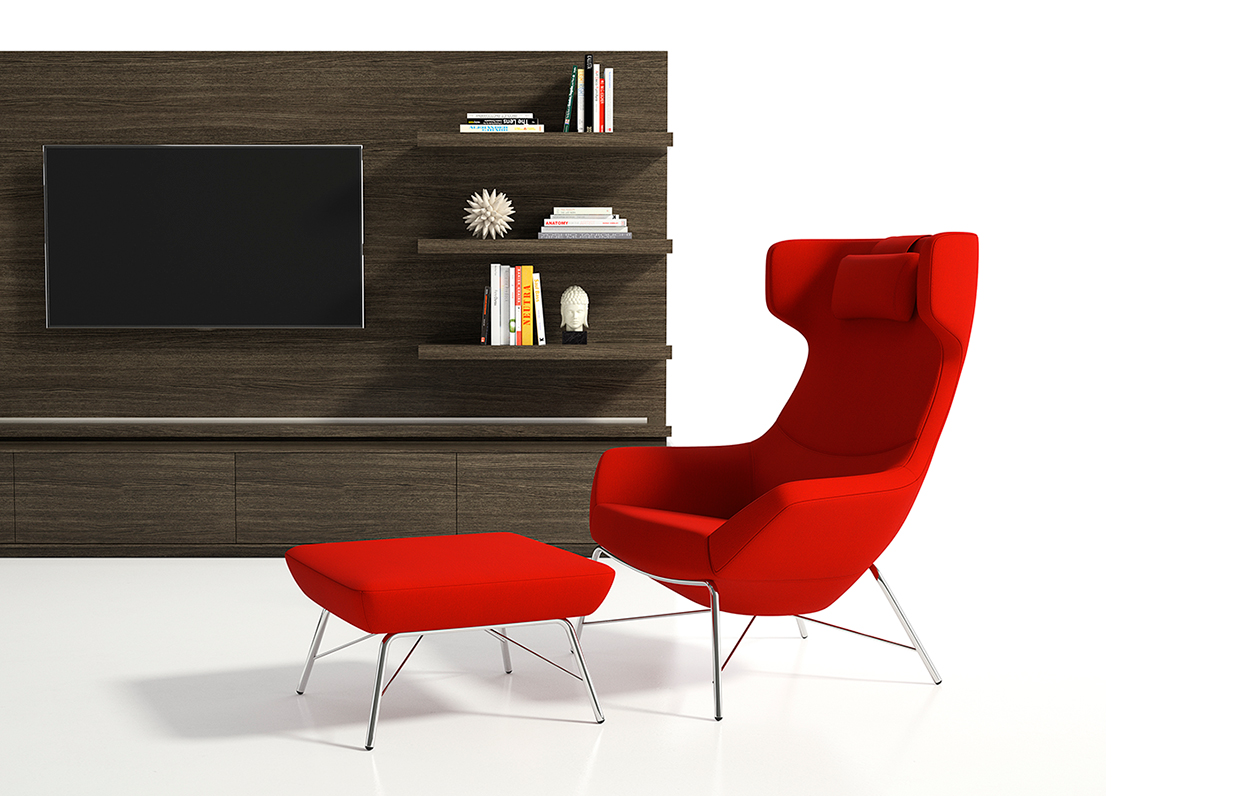 Bing Ottoman Tubular Base