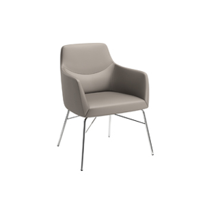 Bing Guest Chair Tubular Base