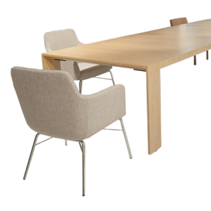 Bing Guest Chair Tubular Base - thumb