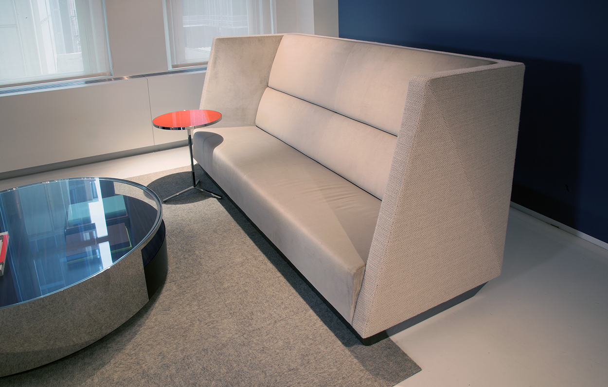 Caid High Back Sofa Wood Leg