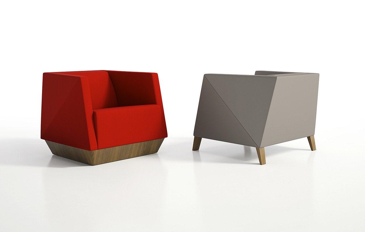 Caid Lounge Chair Plinth Base