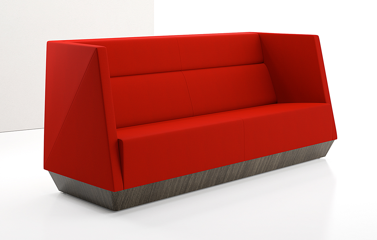 Caid Mid Back Sofa Plinth Base