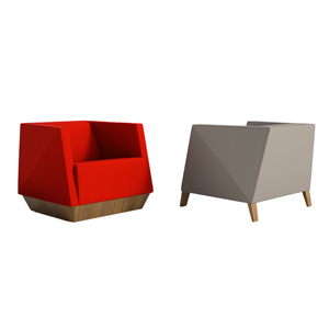 Caid Lounge Chair Plinth Base - thumb