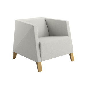 Caid Lounge Chair Wood Leg