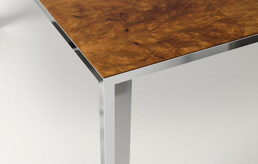 Dialogue™ Walnut Burl, Square Table