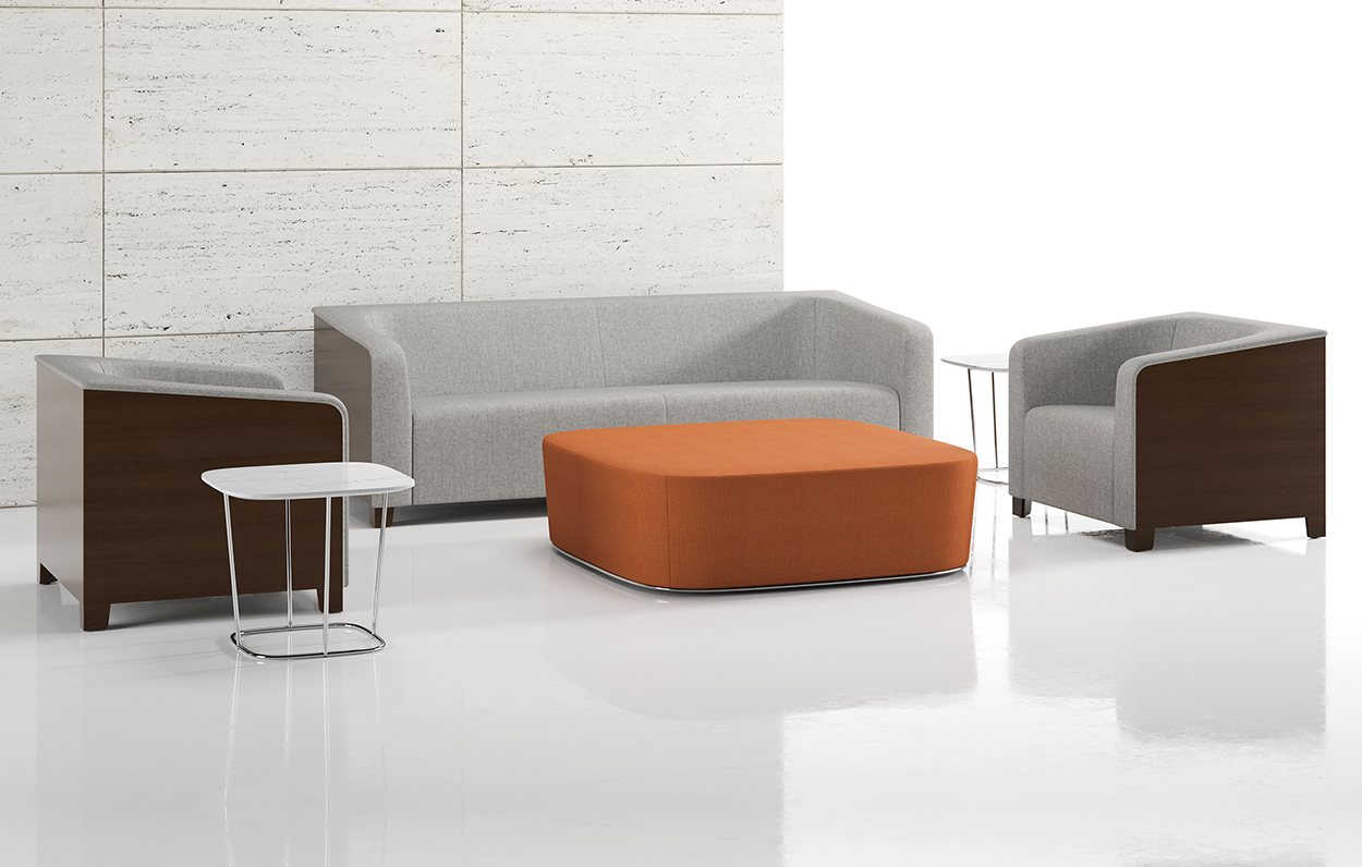 Ellsworth Two Sofa Wood Back