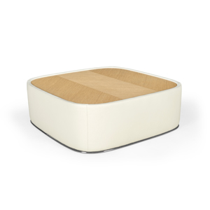 Ellsworth Ottoman Wood Top