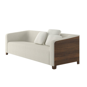 Ellsworth Two Sofa Wood Back