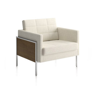 Ethos One Lounge Chair Wood Panels