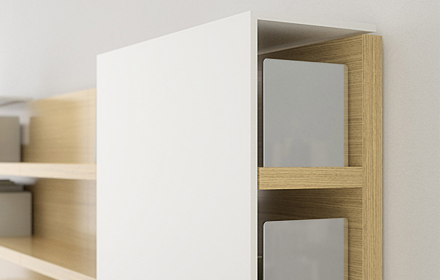 Float™ Casegoods Configuration Typical A Detail