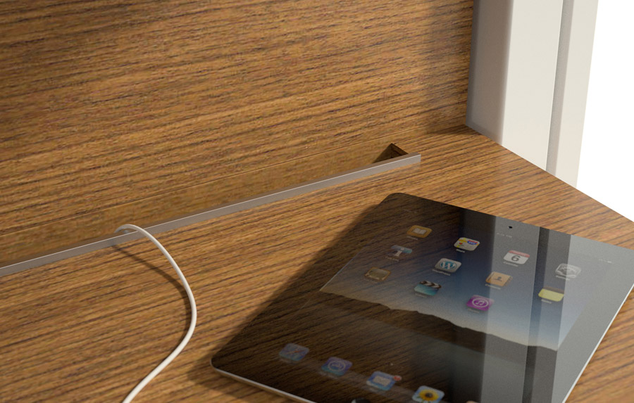 Float™ Casegoods Configuration Typical F Detail