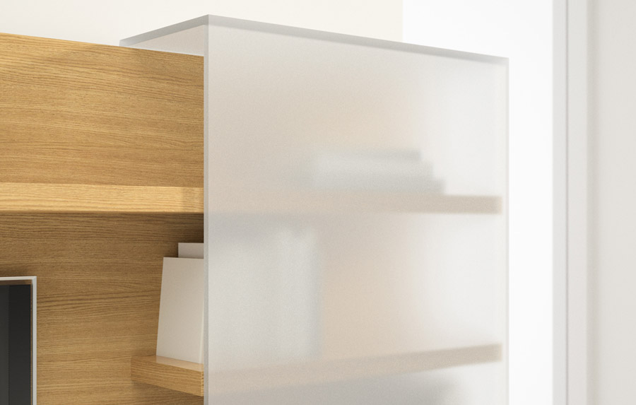 Float™ Casegoods Configuration Typical L Detail