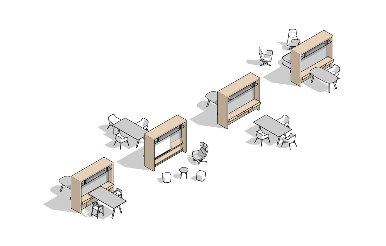 Framework™ Space Planning Side by Side