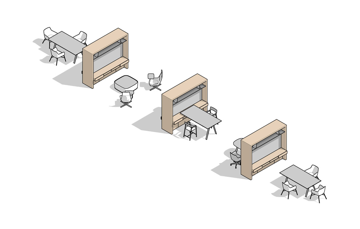 Framework™ Space Planning Back to Back