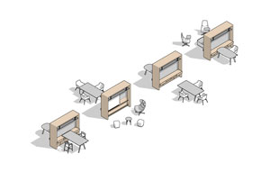 Framework™ Space Planning Side by Side - thumb