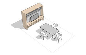 Framework™ 29H Meeting Table 12x18 - thumb