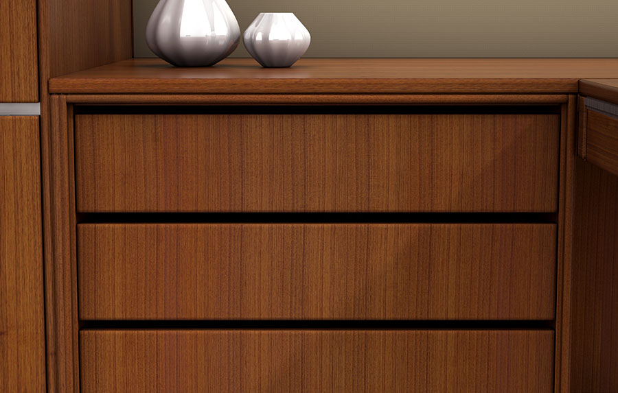 GL™ Casegoods Drawer Pull Detail