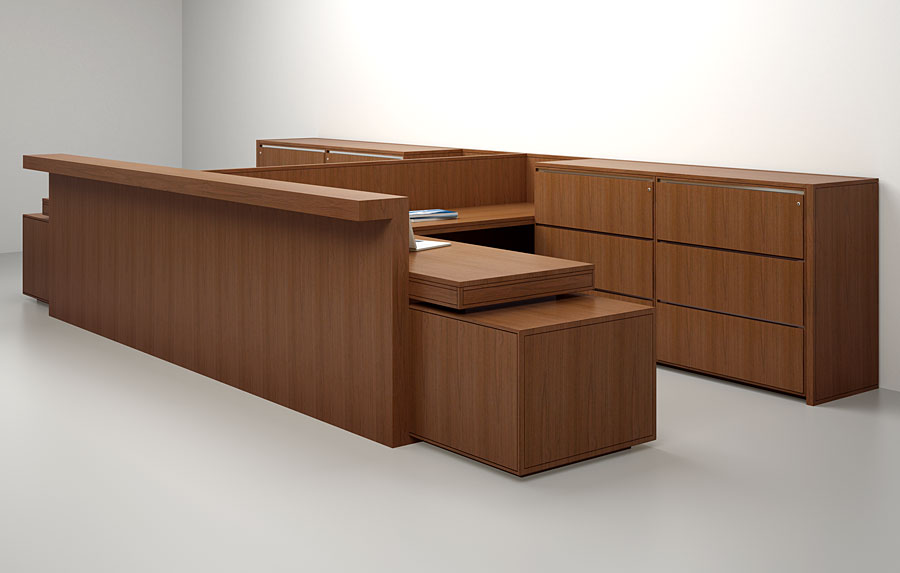 GL™ Casegoods Dual Workstations