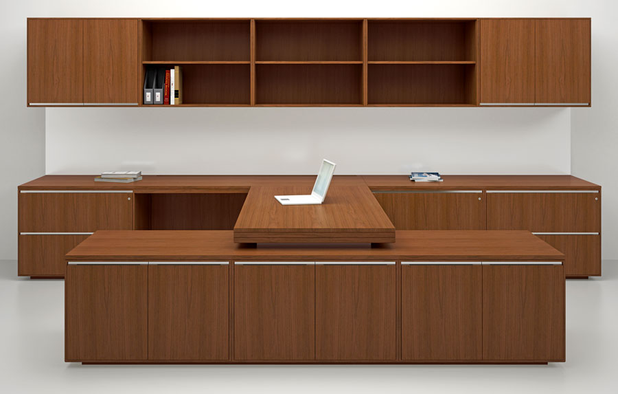 GL™ Casegoods Office Quarter Cut North American Walnut