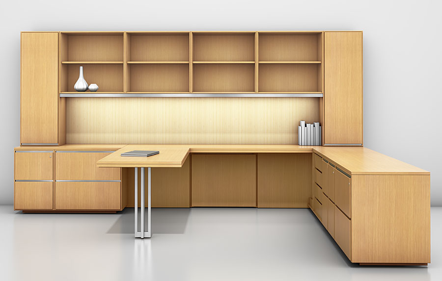 GL™ Casegoods Office Rift Cut Oak 
