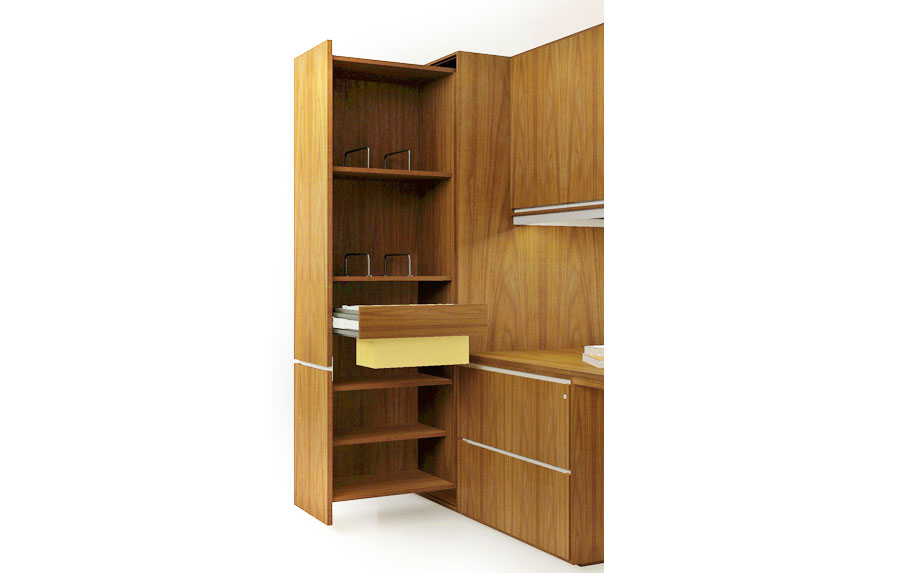 GL™ Casegoods Storage Tower Open 