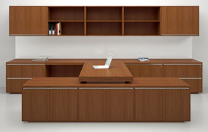 GL™ Casegoods Office Quarter Cut North American Walnut - thumb