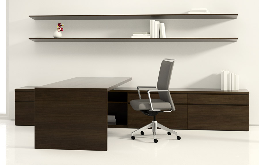 Index LT™ Casegoods Configuration Typical E Dark