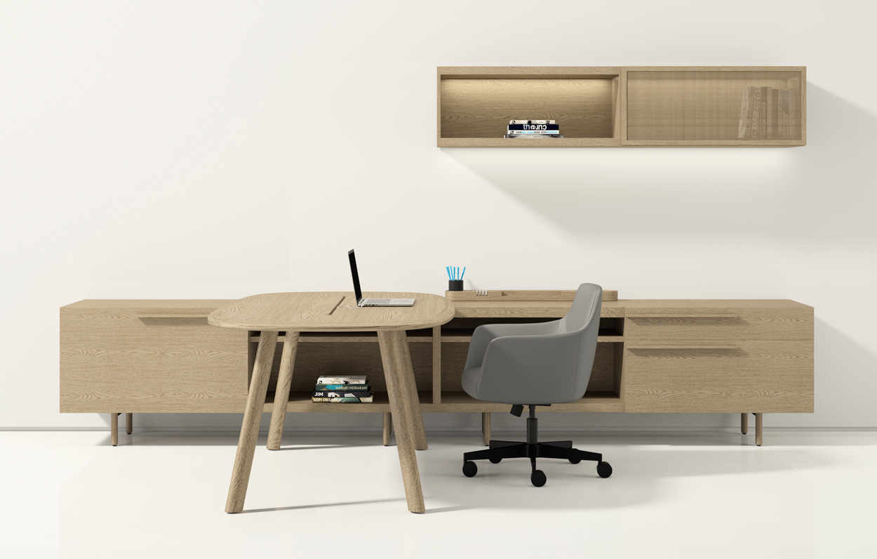 Index R™ Casegood - Gray Oak