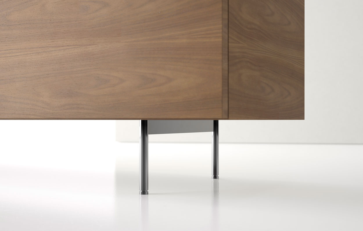 Index R™ Credenza Metal Leg Detail