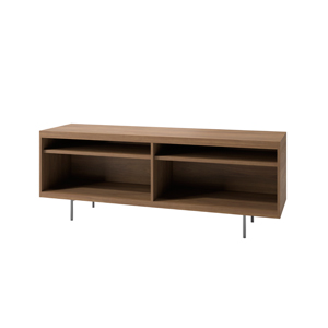 Index R™ Credenza Metal Legs with Two Open Shelves