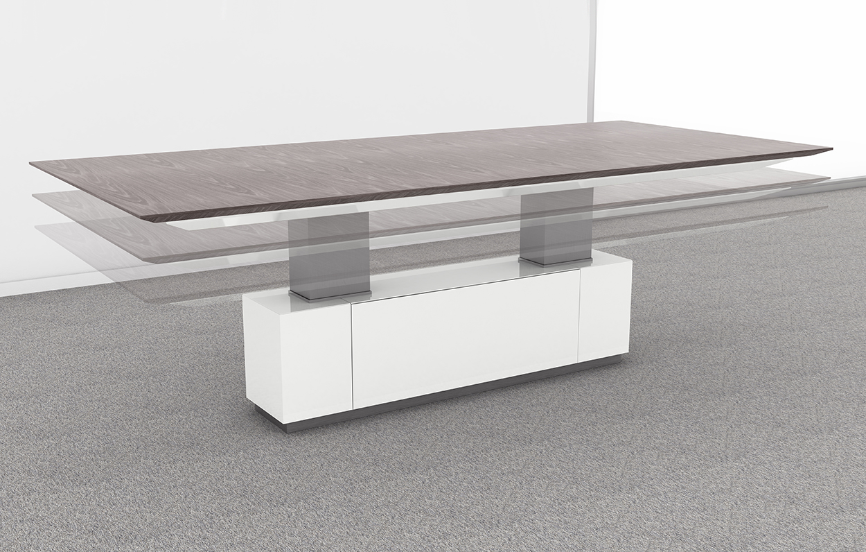 Motile Table in Black Apricot