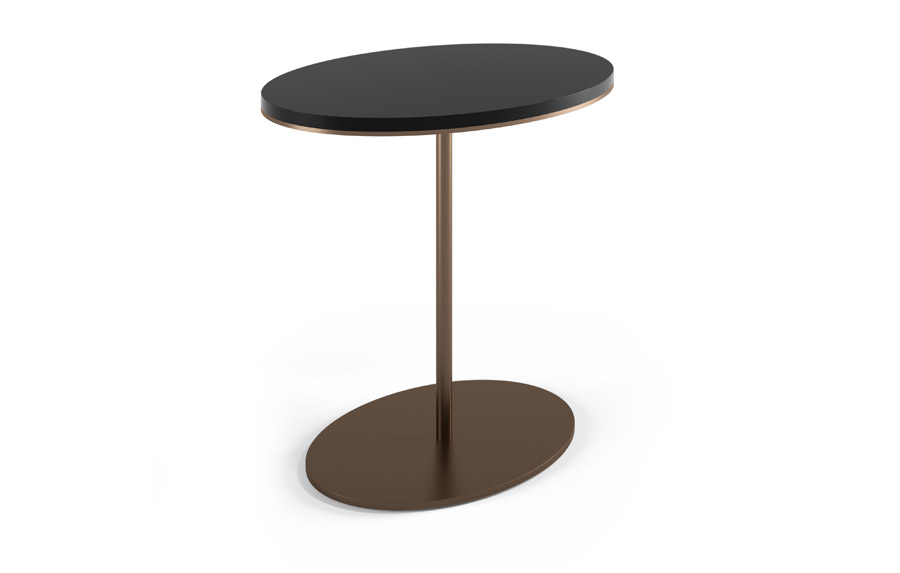 Plateau Oval Side Table
