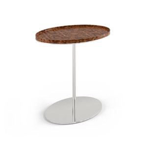 Plateau Oval Side Table