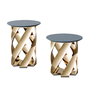 Ribbon Round Side Table