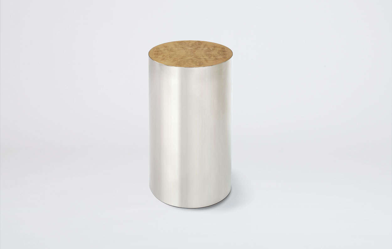 Rottet Side Table Round Closed