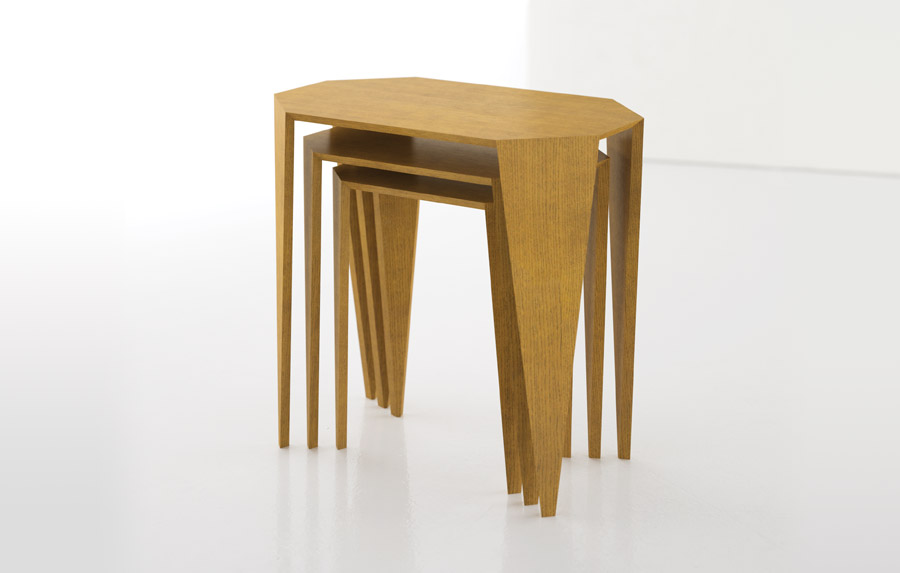 Rottet Nesting Tables Fold
