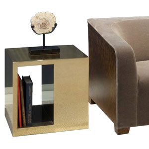 Rottet Side Table Square Open Asymmetrical - thumb