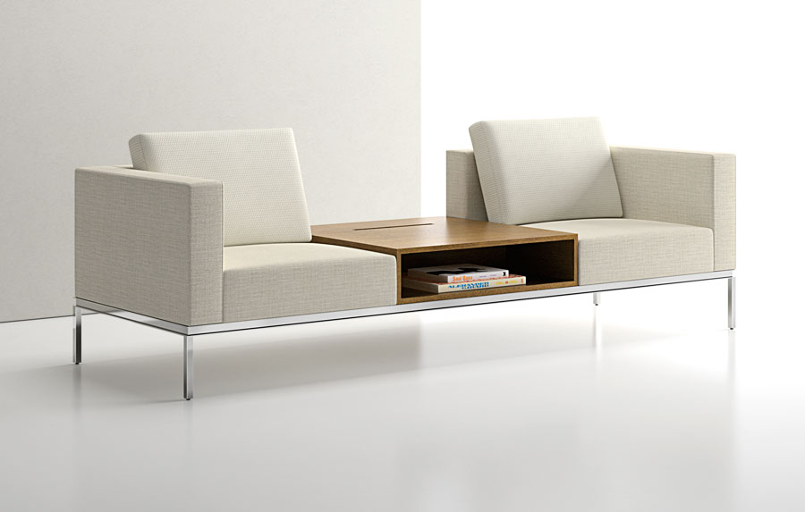Span One Center Storage Sofa