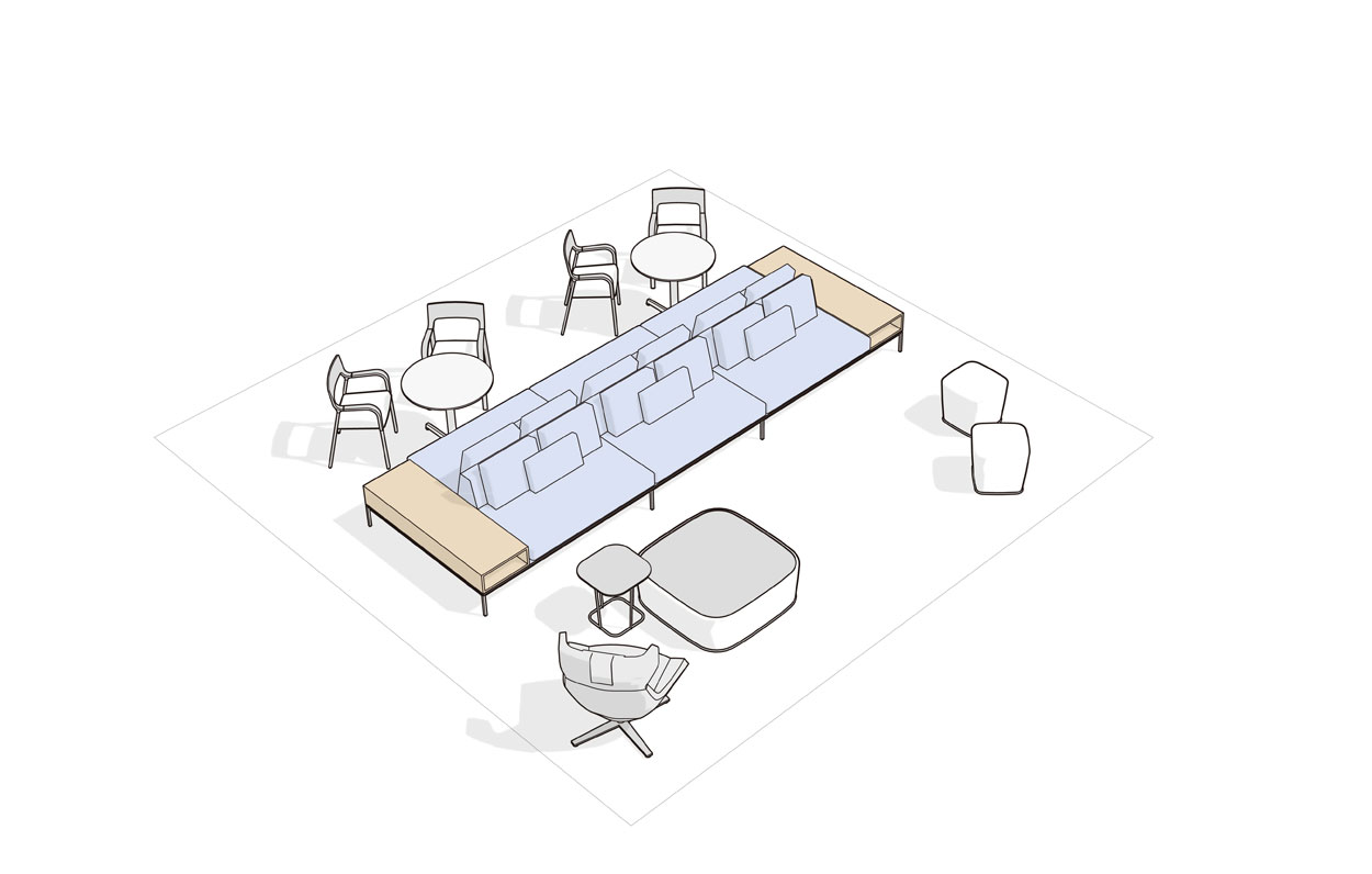SuperSpan B2B Three Seater