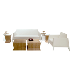 Vertex Side Table Inset Top - thumb