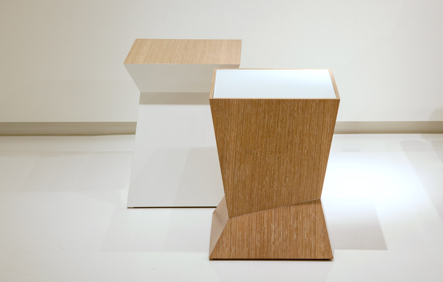 Vertex Side Table Inset Top
