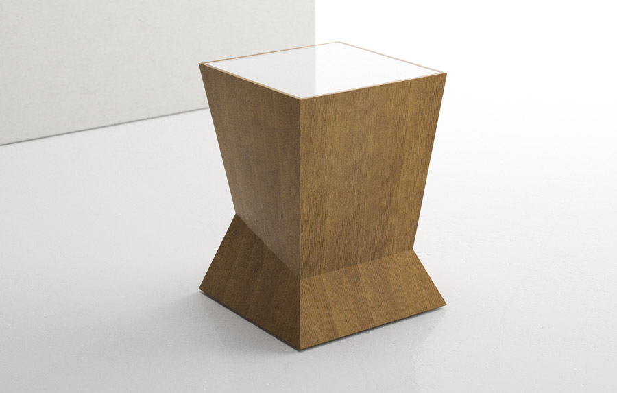 Vertex Side Table Inset Top